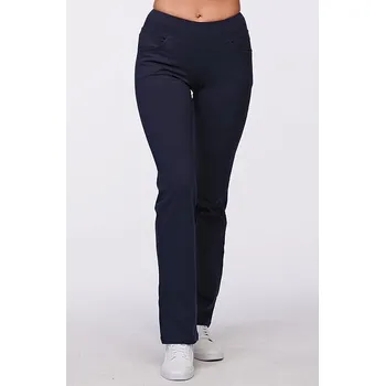 Dámské kalhoty Úzké tmavě modré sportovní dámské kalhoty 349 délka prodloužená (+5cm) velikost 3XL