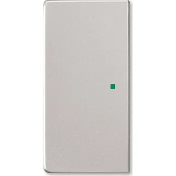 vypínač Kryt 2násobný levý/pravý, bez potisku ABB Future linear 2CKA006220A0538 ušlechtilá ocel