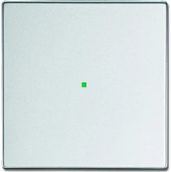 vypínač Kryt 1násobný, bez potisku ABB Future linear, Busch-axcent 2CKA006220A0138 hliníková stříbrná