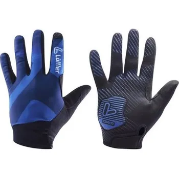Cyklistické rukavice Löffler FULL FINGER BIKE 2023 cyklistické rukavice 7/7,5 - tmavě modrá + DÁREK