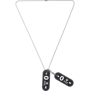 psí známka 101 INC Dog Tag PVC Krevní skupina O+ pozitivní