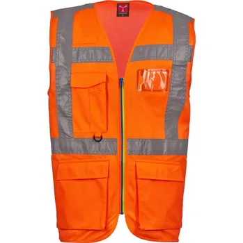 reflexní vesta Reflexní pracovní vesta Payper EXTRA Barva: Oranžová Fluo, Velikost: 5XL
