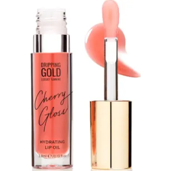 Přípravek na rty DRIPPING GOLD Cherry Gloss Hydratační olej na rty 3,8 ml