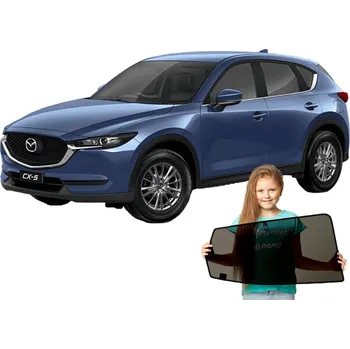 autokoberec Sluneční clony na okna s magnety pro Mazda CX-5 II 2 od roku 2017-