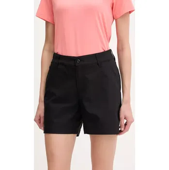 Outdoorové šortky Columbia Leslie Falls černá barva, medium waist, 2126061 99X, vel. 32