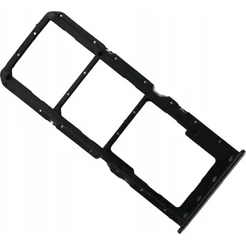 Náhradní díl pro mobilní telefon Zásuvka Šuplík Držák SIM karty REALME C21Y Černá Nový Originální