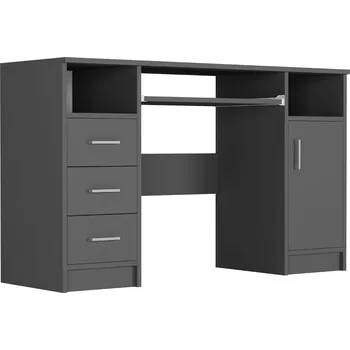 Obdélníkový psací stůl Framire 120 x 52 x 73 cm antracit