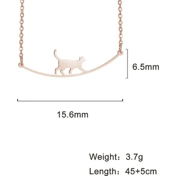 Náhrdelník Náhrdelník s tlapkou z oceli | Dámský šperk - J-Rose Gold