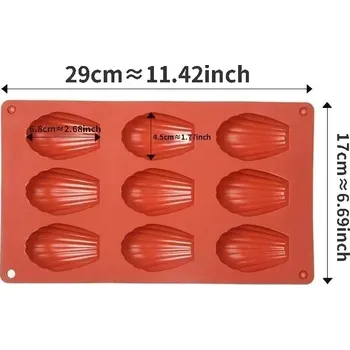 Forma na pečení Silikonová forma na madlenky | forma na pečení, silikonová forma - Náhodná barva-365458