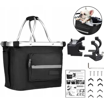 brašna na kolo KOŠÍK NA KOLO NA ŘÍDÍTKA PŘEDNÍ KOŠ NA KOLO NACVAKÁVACÍ TAŠKA S DRŽÁKEM