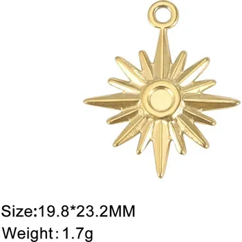 Přívěsek Ocelový přívěsek amulet | diy šperky - Styl 5 Gold