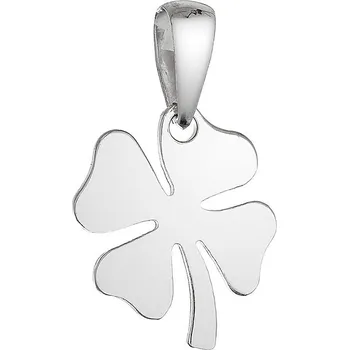 Přívěsek Stříbrný přívěsek čtyřlístek lesklý 64094