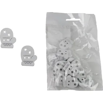 Dekorace rukavička, 25 ks, D6618