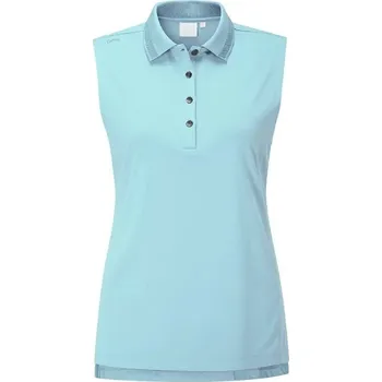Ping Solene sleeveless dámské polo bez rukávů, modré 40
