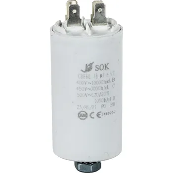 Kondenzátor SOK Kondenzátor rozběhový 18uF 450V