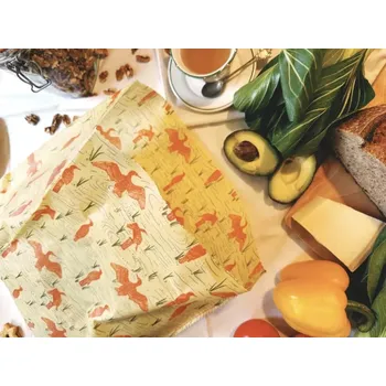 Sáček na potraviny Božan balič Pytloň voskovaný Pytlík 40x40cm. Ftáci