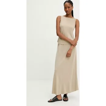 Dámská sukně Halenka a sukně Answear.LAB béžová barva 5291AB.ikk 80X, vel. L