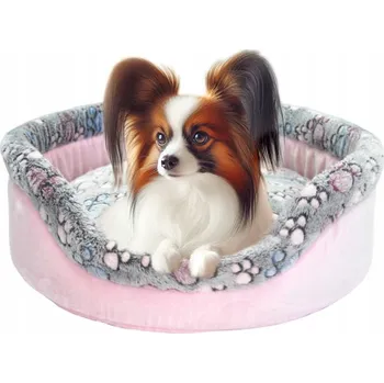 Pelíšek pro psa Plyšová kotec potah pelíšek jorkšíra, maltipoo, čivavu, špice ⌀45