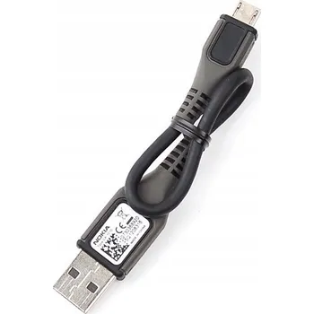 Kabel Nokia USB - microUSB typ B 0,2 m černý
