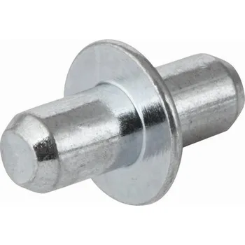 Nábytkové kování Walteco Podpěrka polic s límcem, průměr 5mm, délka 16 mm, 8 ks