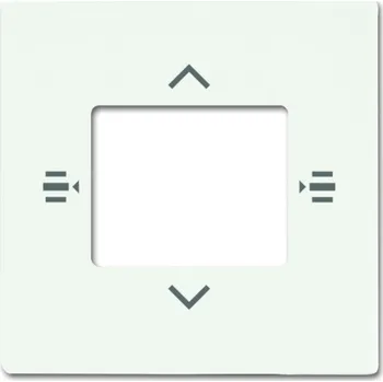 Stavebniny Kryt pro prvek ovládací 6násobný ABB Future linear, Busch-axcent 2CKA006115A0487 mechová bílá