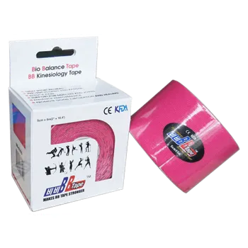 Zdravotnický materiál BB tape ICE - umělé hedvábí 5cm x 5m, růžová
