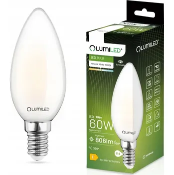 Žárovka LED žárovka E14 Svíčka B35 7W = 60W 806lm 4000K Neutrální 360° FILAMENT