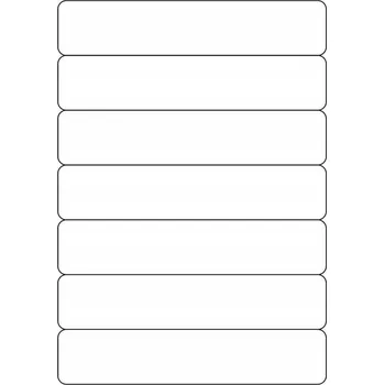 Papír Etikety PRINT 191 x 39 mm, bílé