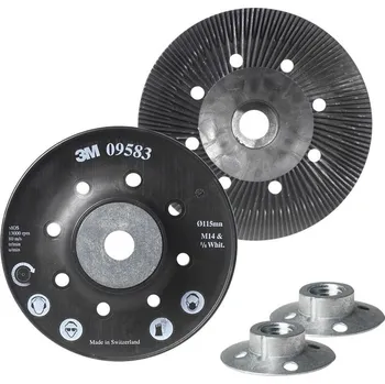 Příslušenství k brusce 3M Podložka vroubkovaná pod vulkanfíbrové disky Cubitron II Průměr: 125 mm