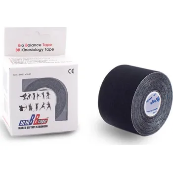 Tejpovací páska BB tape s turmalínem 5cm x 5m, černá