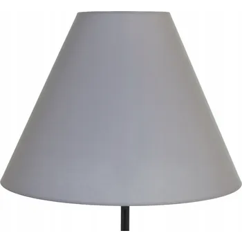 Stínidlo Stínidlo na lampu, kuželové, E27, šedé (špinavá), Bavlna, 15x40 cm, výška 28 cm