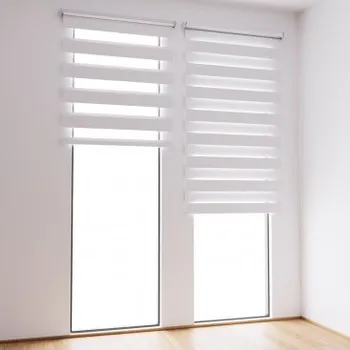 Roleta Roleta Den a Noc na panoramatické okno Bílá