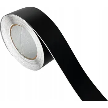 Lepicí páska Nábytková okrajová lišta, ozdobná Samolepicí páska, černá matná, šířka 5 cm