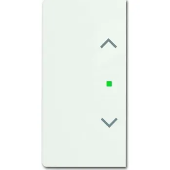 vypínač Kryt 2násobný levý/pravý, symbol "žaluzie" ABB Future linear, Busch-axcent 2CKA006220A0608 mechová bílá