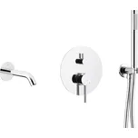 KFA Armatura 5039-401-00 - Vanová sada s podomítkovou baterií MOZA lesklý chrom