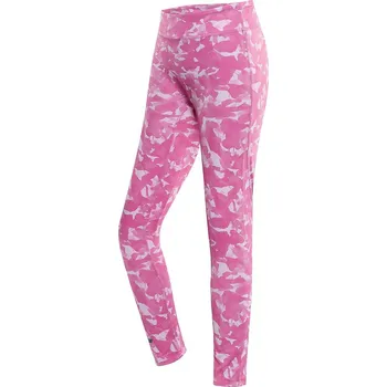 Dívčí oblečení Dětské rychleschnoucí legíny ALPINE PRO MARDO neon pink - L