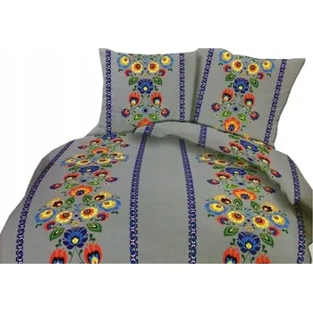 Povlečení Krepové povlečení 100% bavlna 160x200 Vzor Łowicz 2