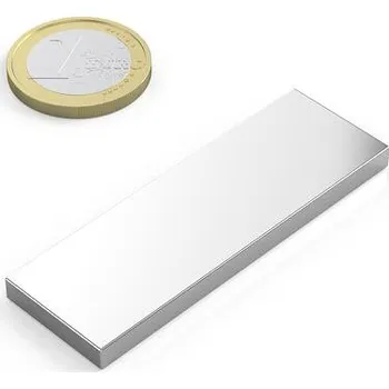 Dekorativní magnet Neodymový magnet kvádr 60 × 20 × 4 mm, síla 10 kg