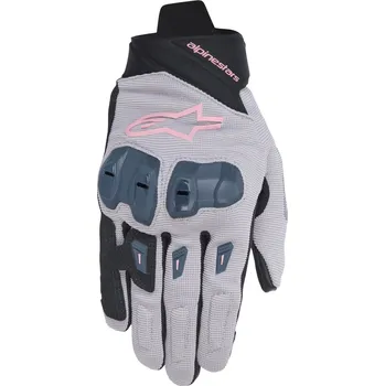 Moto oblečení Dámské rukavice na motorku Alpinestars STELLA SP X 1 šedo-černo-tmavě šedo-růžové