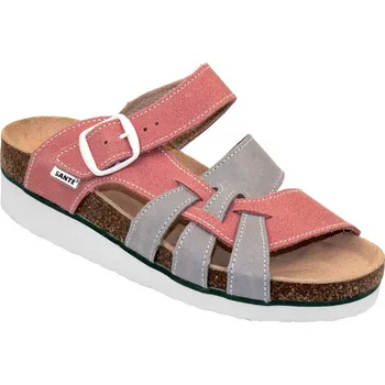 Dámské pantofle SANTÉ N/240/9/37/17/H/K/BP Pantofle dámské - růžová - 41