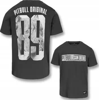Pánské tričko Pánské Tričko Pitbull T-Shirt Bavlna Eighty Nine Dog Potisk Klasický