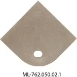MCLED KONCOVKA PRO RH S OTVOREM, STŘÍBRNÁ BARVA, 1 KS *ML-762.050.02.1