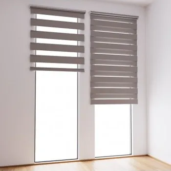 Roleta Roleta Den a Noc na francouzské okno Šedá