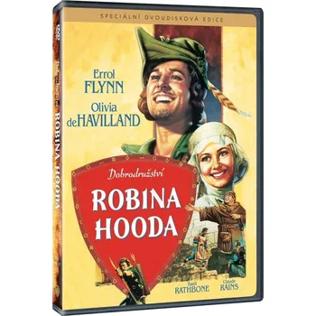 DVD film Dobrodružství Robina Hooda (1938) (2 DVD)