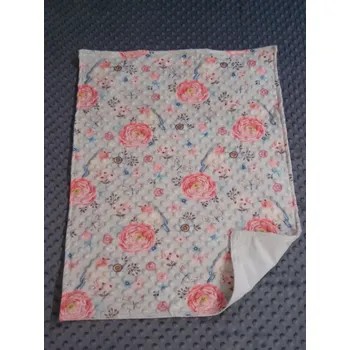 Přebalovací podložka Pro útulný domov Přebalovací podložka minky Květy a ptáčci