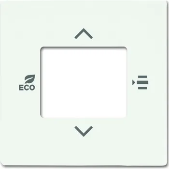 Termostat Kryt pro termostat prostorový s 5násobným univerzálním ABB 2CKA006155A0064 mechová bílá