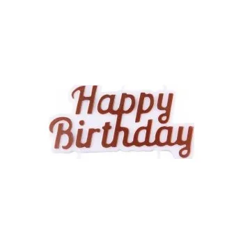 Dortová svíčka Dortové svíčky HAPPY BIRTHDAY - ZÁPICH / PME