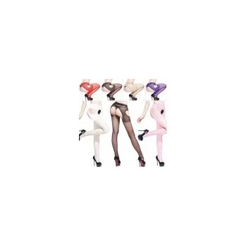 Dámské erotické punčochy Sexy dámské punčocháče s otvory One Size DP09 Barva Šedá bdsm-bondage-shop 08595729786318 8595729786318 Sexy dámské punčocháče s otvory v rozkroku a na bocích