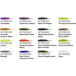 Dipované umělé nástrahy FishUP Tanta 3,5-9cm 5ks - Orange Pumpkin / Black