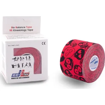 Tejpovací páska BB tape LEBKY 5cm x 5m, červená